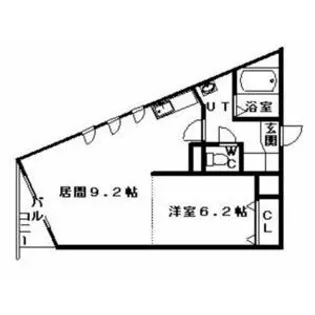 サテラ北34条【00219号室】の間取り