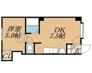 セトル桑園A【302号室】の間取り