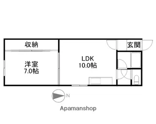 マンション小野【2階】の間取り