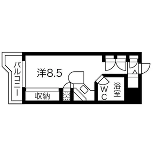 ラ・パルフェ・ド札幌【4階】の間取り