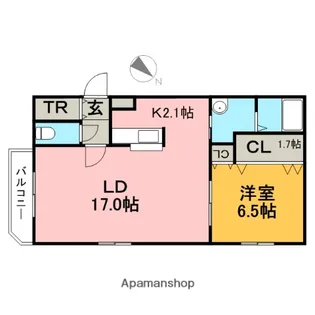 北海道札幌市東区北十五条東9丁目【マンション】の間取り