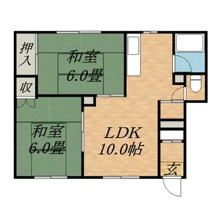 フォーブル16C【101号室】の間取り