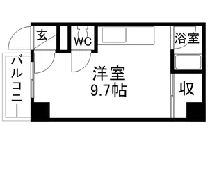 フロンティア161【5階】の間取り