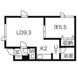 スイート・ブライアス・ハウス【205号室】の間取り