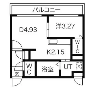 Msena 麻生(エムセーナ)【403号室】の間取り