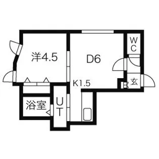LEE SPACE 元町【105号室】の間取り