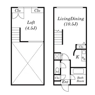ルシードイースト【605号室】の間取り