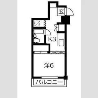 アクアトピア麻生【7階】の間取り