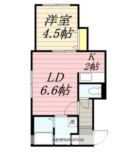 エステート北19【4階】の間取り