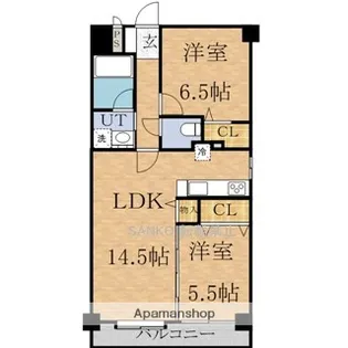 北海道札幌市中央区北五条西18丁目【マンション】の間取り