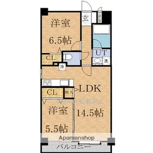 北海道札幌市中央区北五条西18丁目【マンション】の間取り