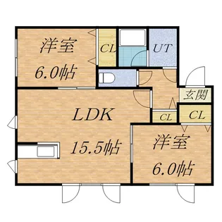 ルサージュY【3階】の間取り