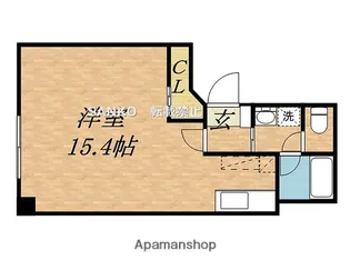 上坂ビル【301号室】の間取り
