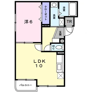 グレイシャス西麻生【2階】の間取り