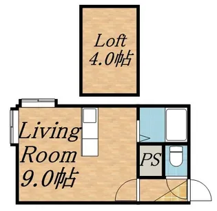 メゾンドール【201号室】の間取り
