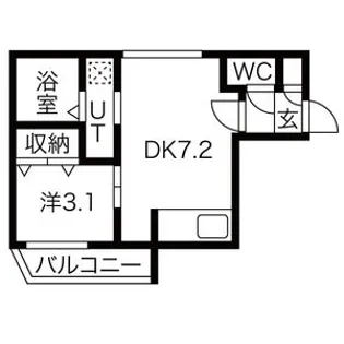 VERIEST琴似(ベリエスト)【4階】の間取り