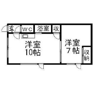 サンシャインN12【301号室】の間取り