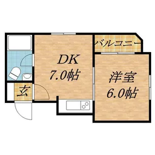 NYP・BLD【6階】の間取り