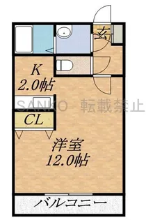 プリーモTR【4階】の間取り