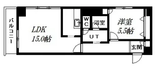 カサパラシオン植物園【8階】の間取り