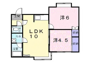 プラドール ルア【2階】の間取り