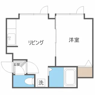 エミネンス北大西【2階】の間取り