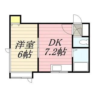 エミネンス北大西【302号室】の間取り