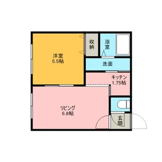 コミニティ舘【0402号室】の間取り