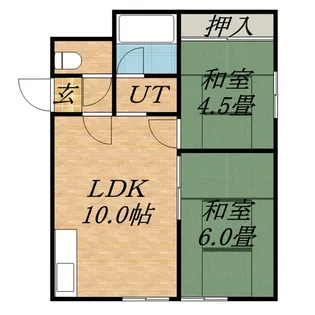 北海道札幌市東区北二十条東17丁目【アパート】の間取り