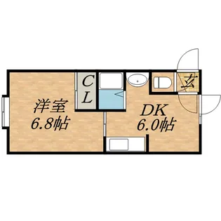 北海道札幌市東区北十九条東9丁目【アパート】の間取り
