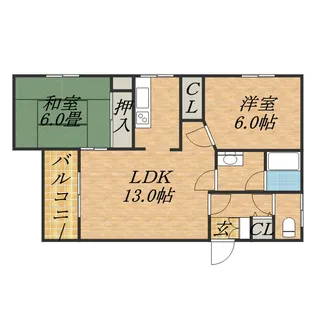 ラ・チポラ【2階】の間取り