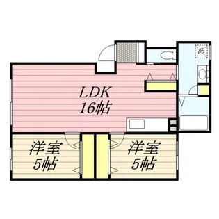MAISON DU NORD【0102号室】の間取り