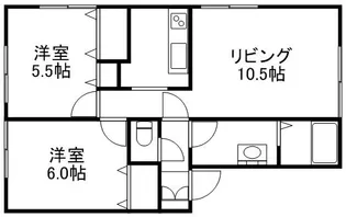 コーポエンドレス【0202号室】の間取り