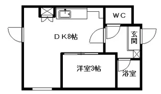サウンドスケープ【0110号室】の間取り