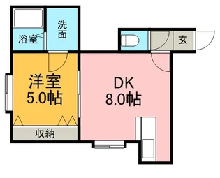 アメニティコート【0202号室】の間取り