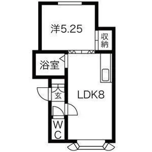 MYシャルム【203号室】の間取り
