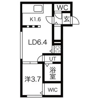 fleurir発寒南【2階】の間取り