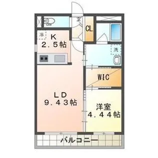 プライムエイト【3階】の間取り