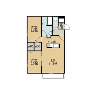 RERA BELLA(レラベーラ)【4階】の間取り