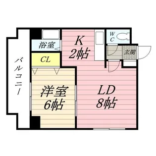 北海道札幌市東区北二十四条東15丁目【マンション】の間取り