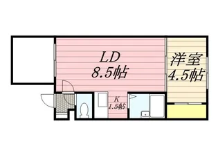カサデューク北33条【91402号室】の間取り