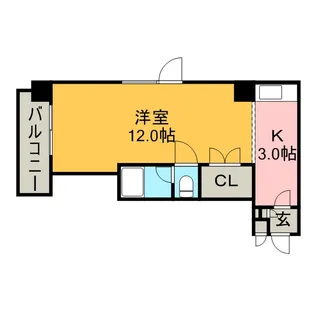 KOYAS Ⅵ【0605号室】の間取り