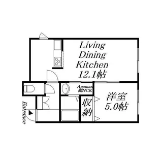 ステラカーサ【405号室】の間取り