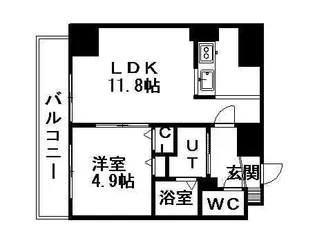 WEST10【10階】の間取り