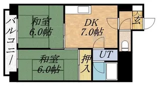 第2井川ハイツ【303号室】の間取り
