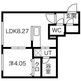 オレンジレジデンスウェスト【3階】の間取り
