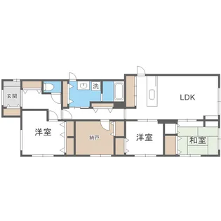 プランドール円山表参道【4階】の間取り