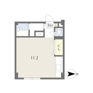 シャトレ美香保公園Ⅲ【803号室】の間取り