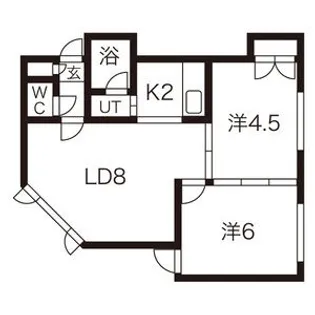 アメニティハイツ【202号室】の間取り
