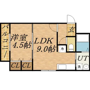 ルーエ北円山【0302号室】の間取り